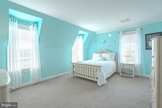 3054 Jordan Rd, Orefield, PA 18069 - carpeted bedroom with multiple windows and vaulted ceiling