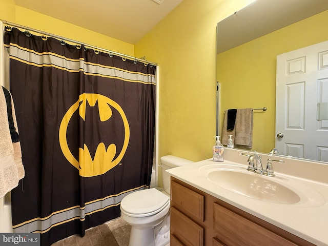 45657 Bethfield Way, California, MD 20619 - full bathroom with vanity and a shower with curtain