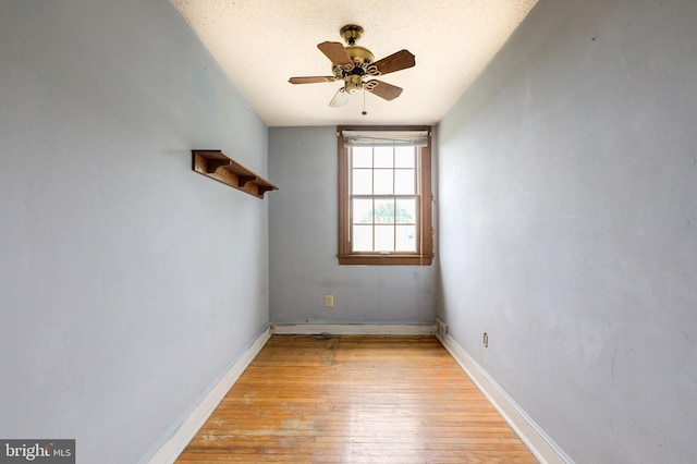 257 Westpark Ln, Clifton Heights, PA 19018 - empty room with light wood finished floors and a ceiling fan