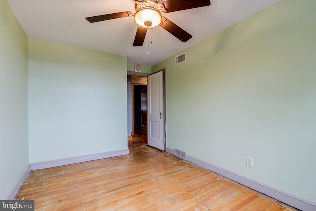 257 Westpark Ln, Clifton Heights, PA 19018 - spare room featuring wood finished floors and ceiling fan
