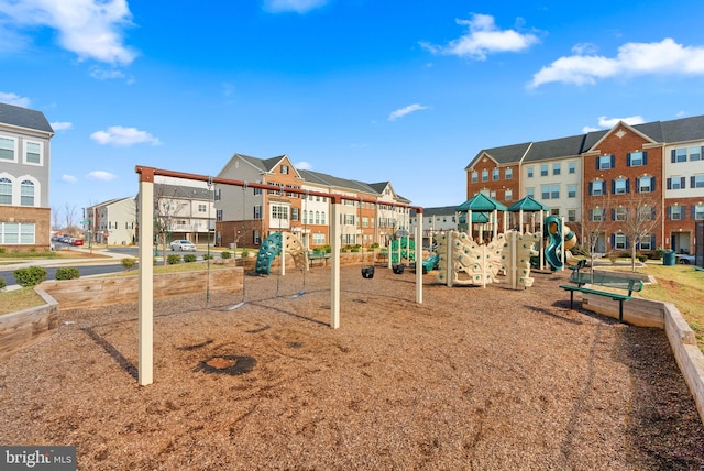 6203 Posey St, Frederick, MD 21703 - communal playground featuring a residential view
