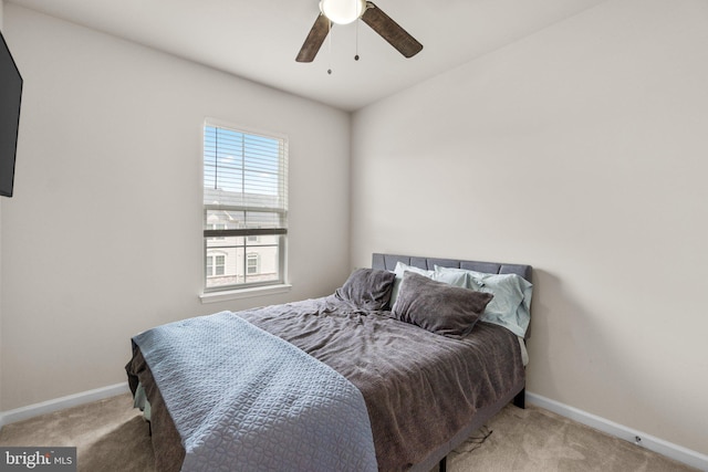 6203 Posey St, Frederick, MD 21703 - carpeted bedroom with baseboards and ceiling fan