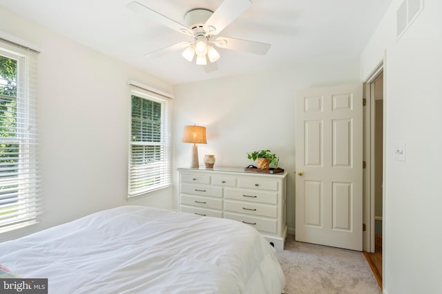 1600 Old Mill Bottom Run, Annapolis, MD 21409 - bedroom with light carpet and a ceiling fan