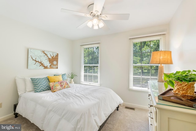 1600 Old Mill Bottom Run, Annapolis, MD 21409 - bedroom with light colored carpet and a ceiling fan