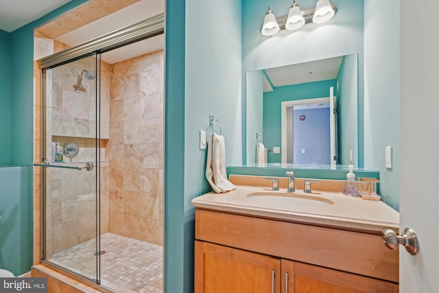 3240 Hiatt Pl NW Unit 4, Washington, DC 20010 - bathroom featuring a stall shower and vanity