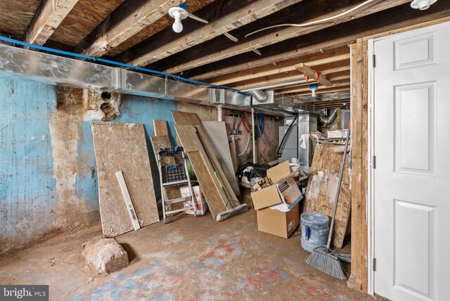 3216 N Randolph St, Philadelphia, PA 19140 - view of unfinished below grade area