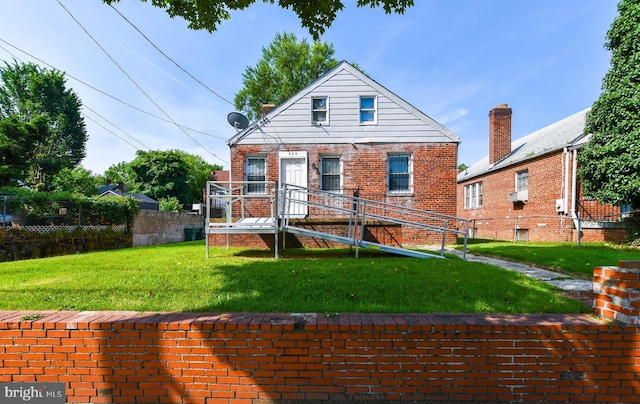 455 Lebaum St SE, Washington, DC 20032 - back of house featuring brick siding