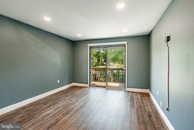 30 Scott Ct, Chesterbrook, PA 19087 - spare room with dark wood-style flooring and recessed lighting