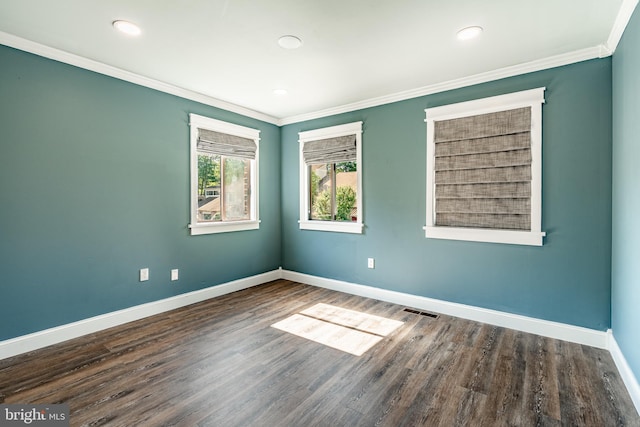 30 Scott Ct, Chesterbrook, PA 19087 - unfurnished room with ornamental molding, wood finished floors, and recessed lighting