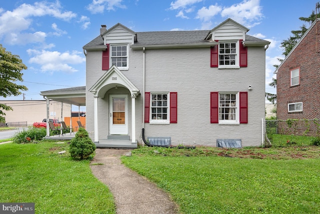 2941 N 6th St, Harrisburg, PA 17110 - traditional-style house featuring a chimney, a porch, and a shingled roof