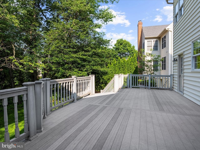 1509 Winfields Ln, Gambrills, MD 21054 - view of wooden deck