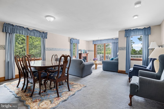 1445 Farmington Ave, Pottstown, PA 19464 - dining area featuring carpet flooring