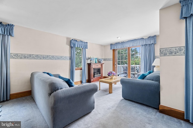 1445 Farmington Ave, Pottstown, PA 19464 - living area featuring carpet flooring