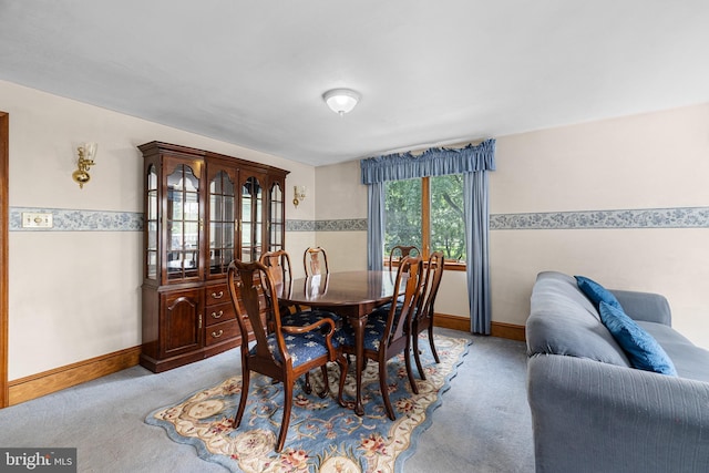 1445 Farmington Ave, Pottstown, PA 19464 - dining space with carpet floors and baseboards