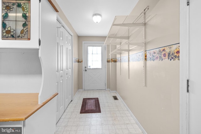 1445 Farmington Ave, Pottstown, PA 19464 - doorway to outside with light flooring and baseboards