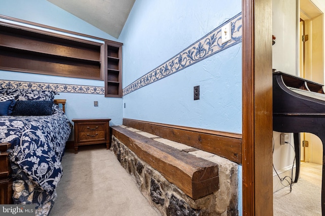 1445 Farmington Ave, Pottstown, PA 19464 - carpeted bedroom featuring vaulted ceiling