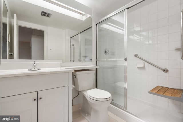 7 Stonehenge Unit 7-5, Pikesville, MD 21208 - bathroom with vanity and a stall shower