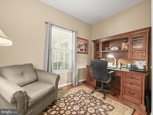 5910 Constance Way, New Market, MD 21774 - office area with light wood-type flooring and baseboards