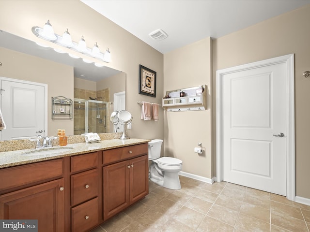 5910 Constance Way, New Market, MD 21774 - full bath with a stall shower, vanity, and tile patterned floors