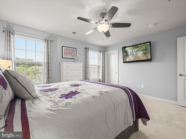 5910 Constance Way, New Market, MD 21774 - carpeted bedroom with baseboards and a ceiling fan