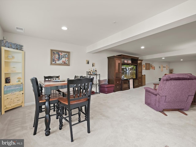 5910 Constance Way, New Market, MD 21774 - dining room with light carpet and recessed lighting