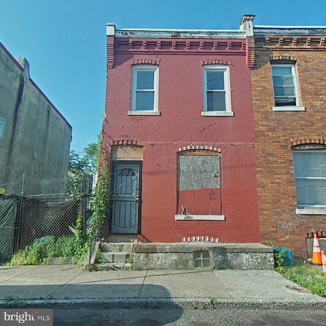 2434 W Firth St, Philadelphia, PA 19132 - view of front facade with brick siding and entry steps