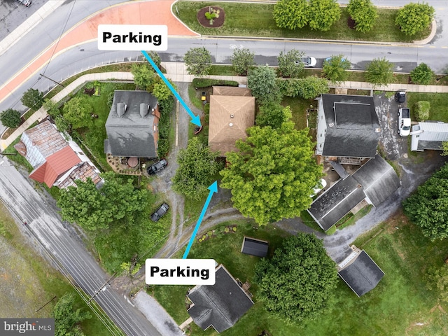 507 S Fairfax Blvd, Charles Town, WV 25414 - aerial view of property's location featuring property parcel outlined
