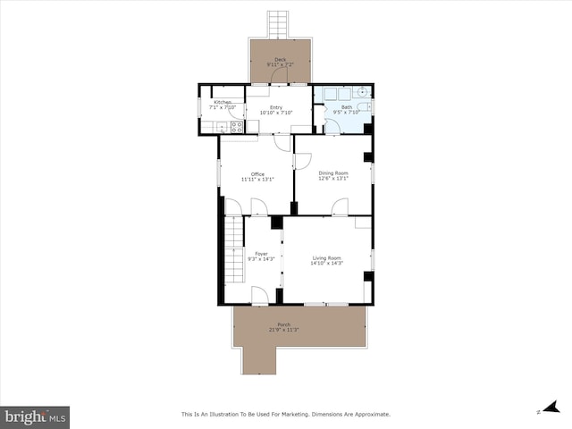 507 S Fairfax Blvd, Charles Town, WV 25414 - view of floor plan / room layout