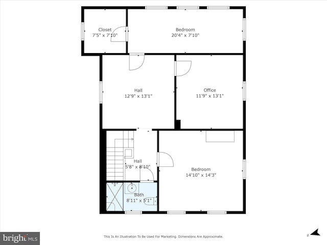 507 S Fairfax Blvd, Charles Town, WV 25414 - view of property floor plan