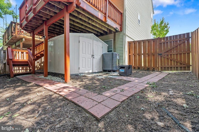 6116 Baldridge Ter, Frederick, MD 21701 - view of shed with stairs and a gate