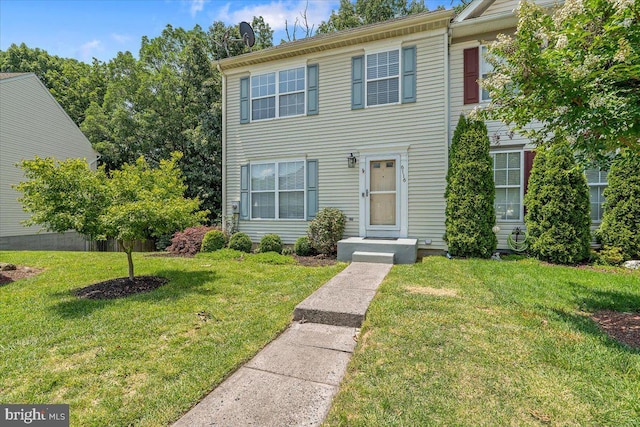6116 Baldridge Ter, Frederick, MD 21701 - townhome / multi-family property featuring a front yard