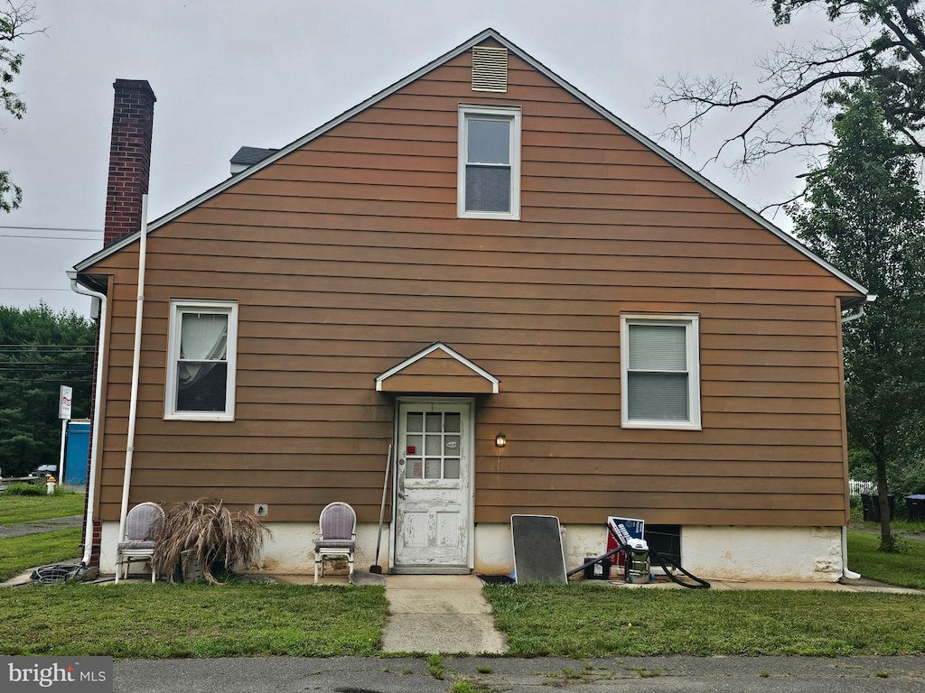 475 White Horse Pike, Atco, NJ 08004 - rear view of house with a yard and a chimney