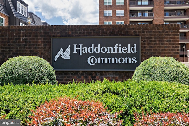 14 Haddonfield Cmns Unit 14, Haddonfield, NJ 08033 - view of community / neighborhood sign