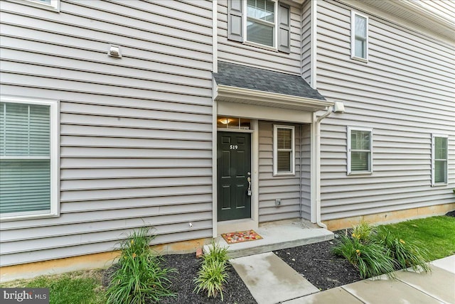 519 S Media Way, Media, PA 19063 - doorway to property with roof with shingles