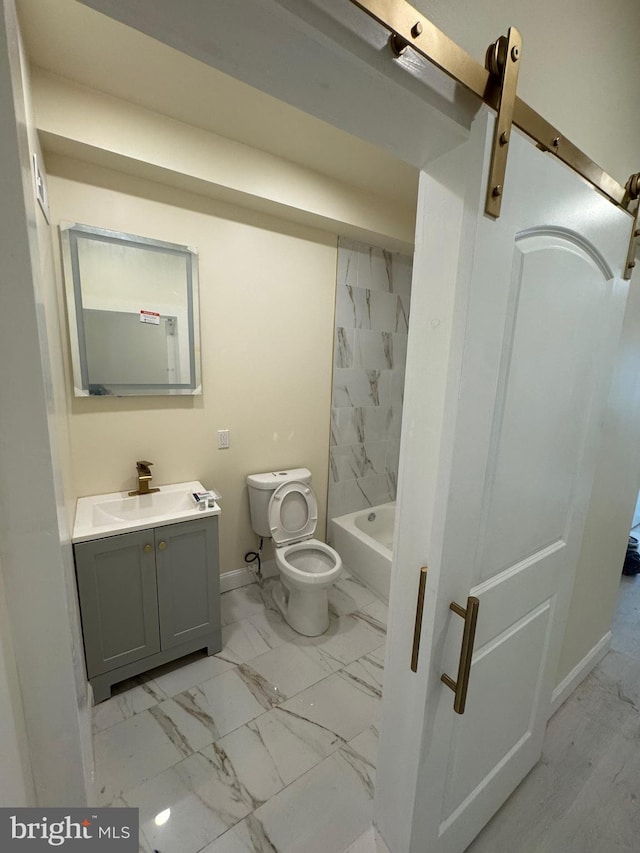 2215 N Pine St, Wilmington, DE 19802 - bathroom with vanity and marble look tile flooring