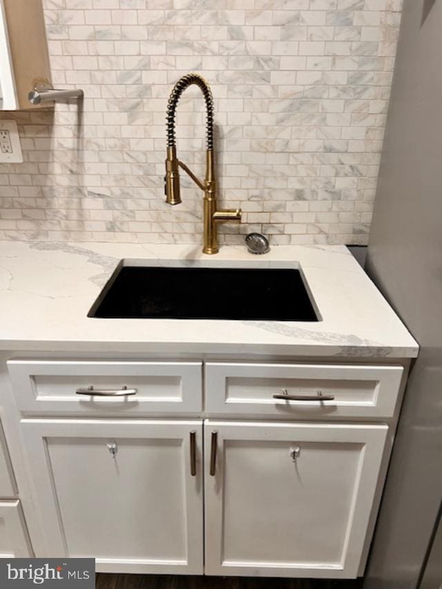 5904 Willet Ave, Baltimore, MD 21206 - kitchen view of tasteful backsplash and light stone counters