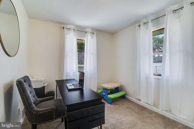 104 W Hawthorne Dr, La Plata, MD 20646 - home office with plenty of natural light and carpet flooring