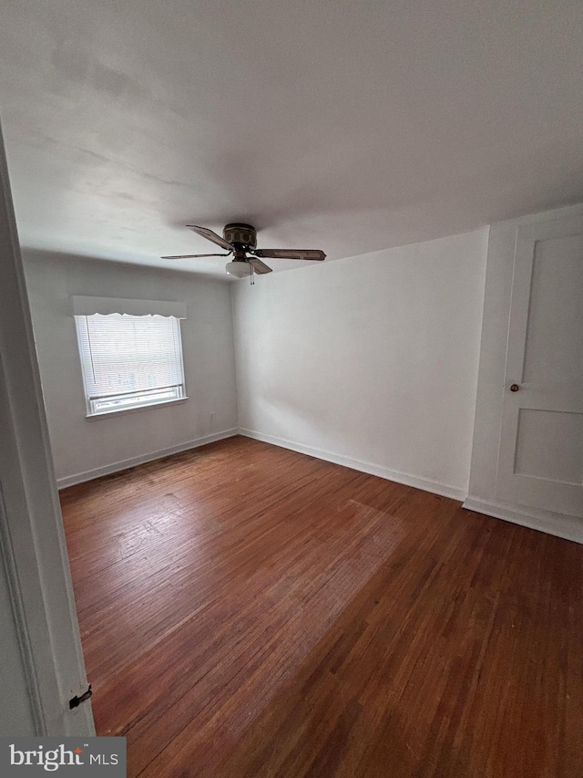 7952 Arlington Ave, Upper Darby, PA 19082 - spare room featuring wood finished floors and a ceiling fan