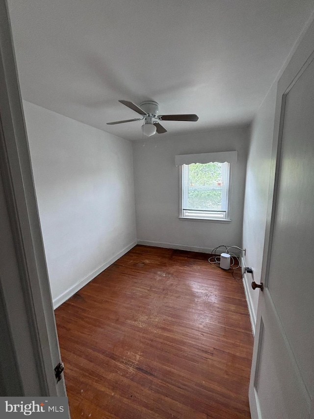 7952 Arlington Ave, Upper Darby, PA 19082 - unfurnished room featuring wood finished floors and ceiling fan