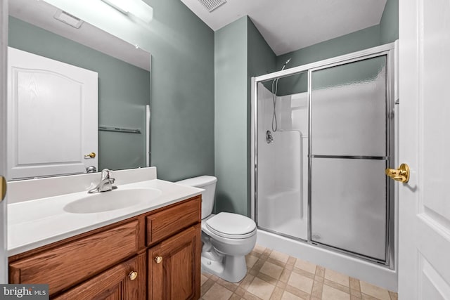5 Fisher Ct, Sewell, NJ 08080 - full bath featuring a stall shower, vanity, and tile patterned floors