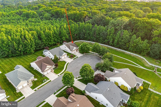 5 Fisher Ct, Sewell, NJ 08080 - aerial view of residential area featuring a forest
