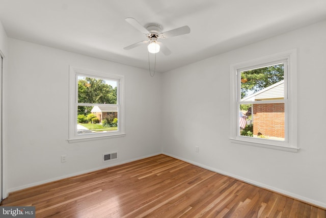 1028 Marleigh Cir, Baltimore, MD 21204 - empty room featuring wood finished floors and ceiling fan