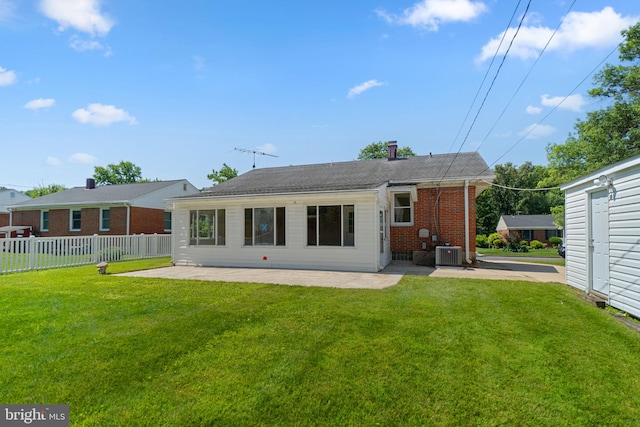 1028 Marleigh Cir, Baltimore, MD 21204 - rear view of house featuring a patio and brick siding