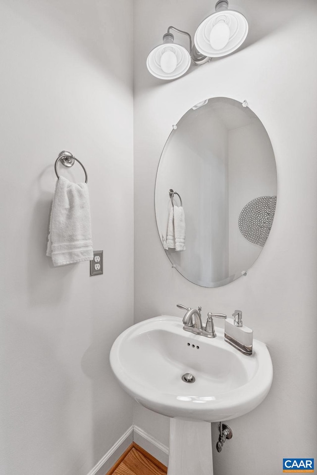 1254 Haden Pl, Crozet, VA 22932 - bathroom featuring a sink and baseboards