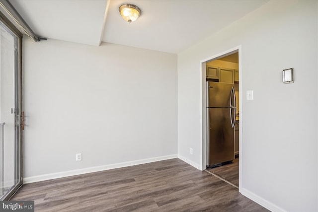 301 N Beauregard St Unit 1507, Alexandria, VA 22312 - empty room featuring dark wood-type flooring and baseboards