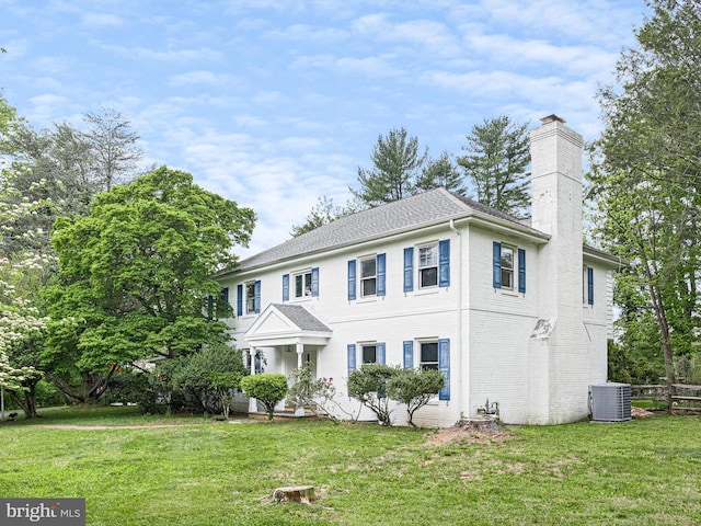 407 Owls Nest Rd, Wilmington, DE 19807 - colonial inspired home with a chimney and brick siding