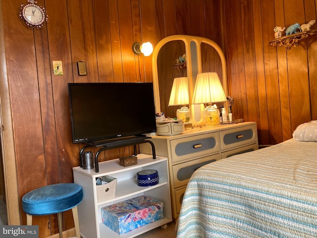 718 Mooring Rd Unit B203, Ocean City, MD 21842 - bedroom with wooden walls