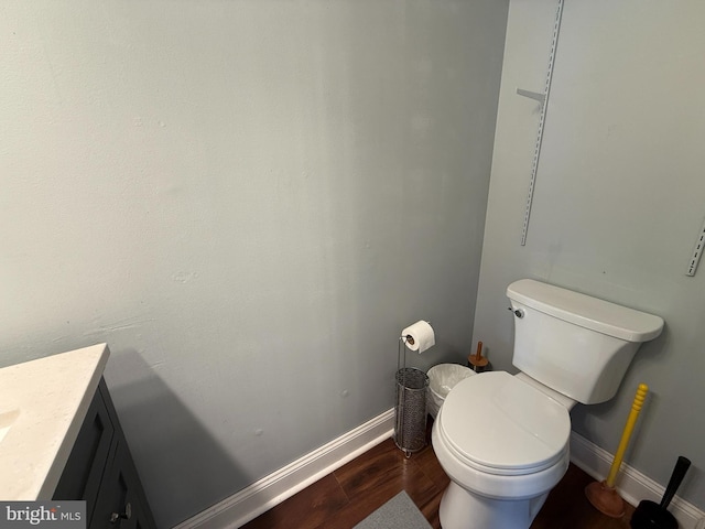 1545 Russett Dr, Warminster, PA 18974 - bathroom with vanity and wood finished floors