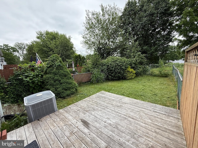 1545 Russett Dr, Warminster, PA 18974 - wooden deck featuring a fenced backyard