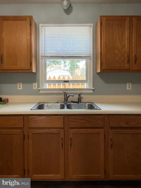 56 W Bishop Ln, Smithsburg, MD 21783 - kitchen with a sink and light countertops